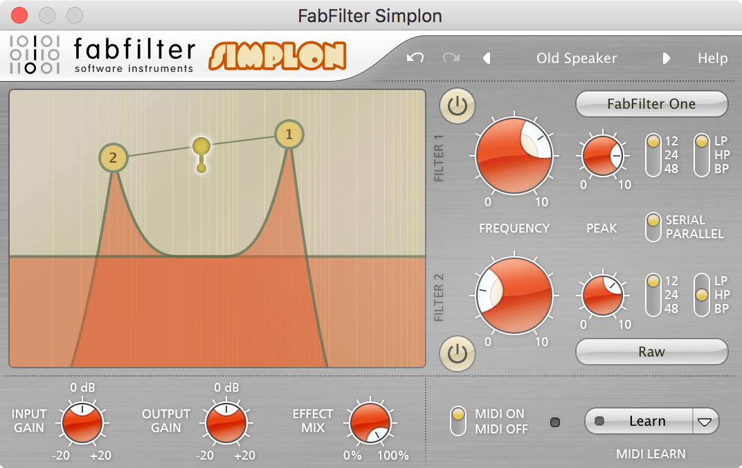 FabFilter Simplon EQ Mac PC Efx Processor eLicense